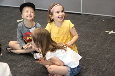 Children At Group Social Skills Program