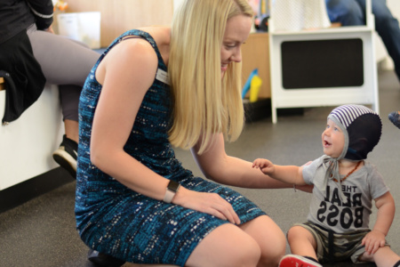 Speech Pathologist With Child